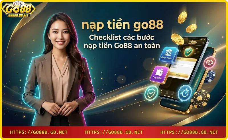 các bước nạp tiền go88 an toàn