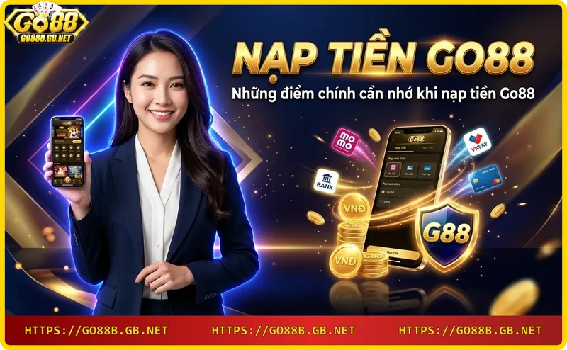 các phương thức nạp tiền go88 linh hoạt