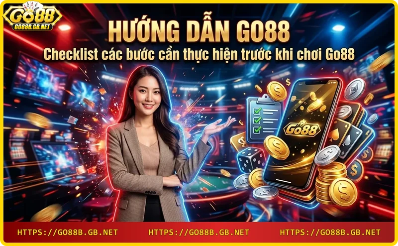 Checklist các bước đăng ký và nạp tiền Go88