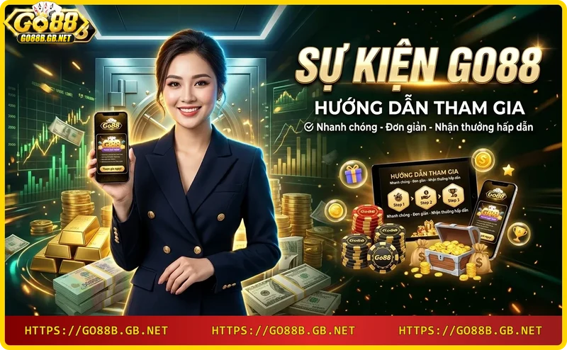 Hướng dẫn tham gia sự kiện Go88 qua 4 bước đơn giản