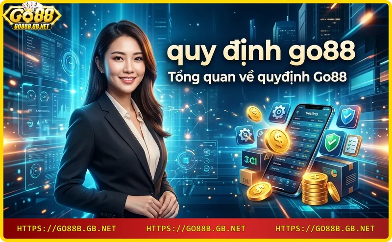 Quy định Go88 với tài liệu kỹ thuật số và biểu tượng quy tắc