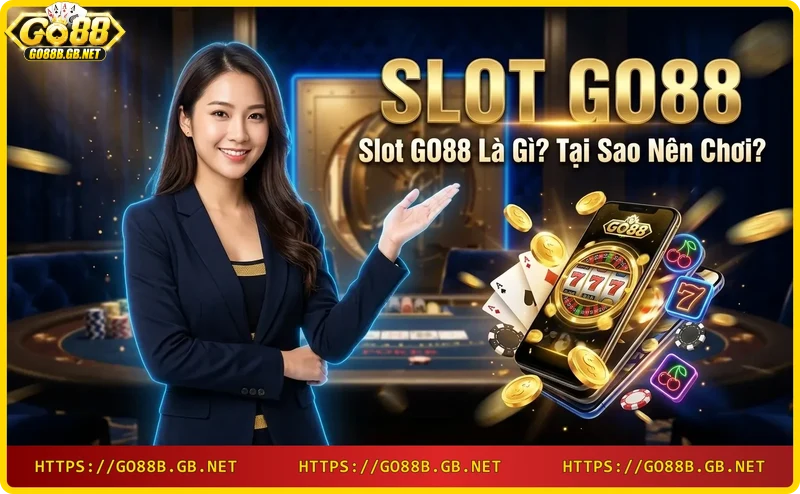 Slot GO88 giao diện máy slot hiện đại với tiền xu vàng