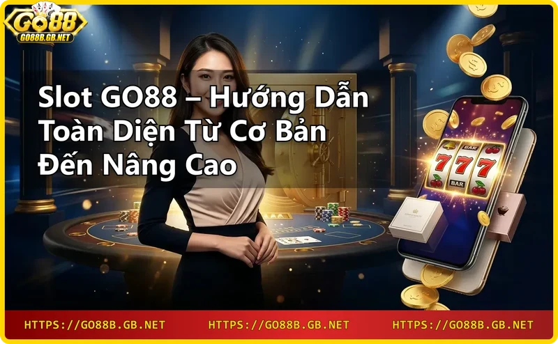 Slot GO88 giao diện máy slot hiện đại với tiền xu vàng
