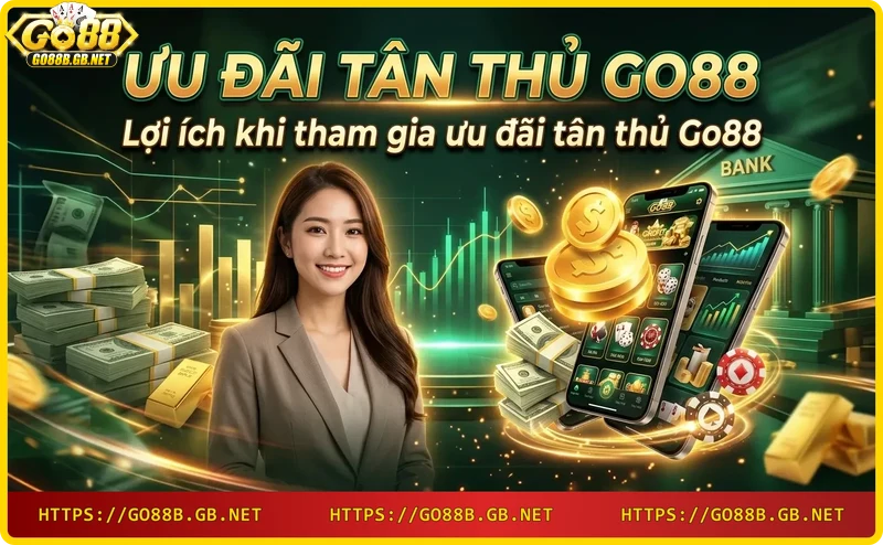 Tiền thưởng chào mừng Go88 - lợi ích tân thủ